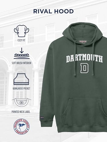 Image of JanSport NCAA Officially Licensed Rival Hoodie, Long Sleeve Unisex Sweatshirt, Cotton-Polyester Blend, Double-Layered Hood