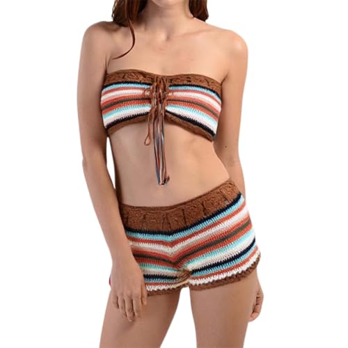 Bañadores mujer que reducen barriga con cómoda braguita de bikini para piscina y surf