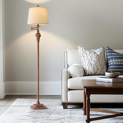 Vintage Floor Lamp with 350° Adjustable Swing Arm 61" Lamps for Living Room by G-SAFAVA - Used condition - Image 9