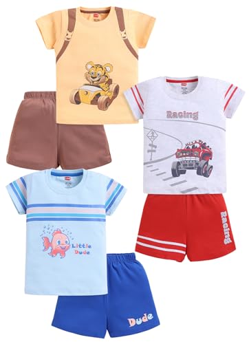 Image of LuvLap Baby Boys Baby and Toddler T-Shirt Set