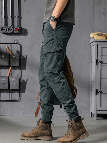 Image of Noble Monk Cargo for Men || Cotton Cargo Pant || Stylish Multi-Pocket Casual Trousers for Men