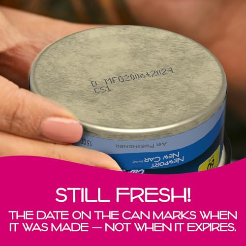 California Scents Can Air Freshener and Odor Neutralizer, Set of 12 Spillproof Cans for Home and Car, Stocking Stuffers, Assorted Scents, 1.5 Oz Each (Packaging May Vary) - Image 6