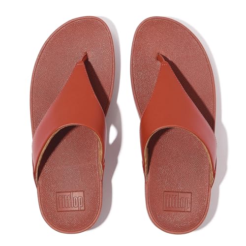FitFlop Women's Lulu Leather Toe-Post Thong Sandals3