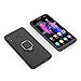 Phone Case for Huawei Honor 8X with Tempered Glass Screen Protector Cover and Magnetic Ring Holder Stand Kickstand Slim Hard Cell Accessories Huwai Honor8X Hawaii Men Boys Women Girls Cases Black