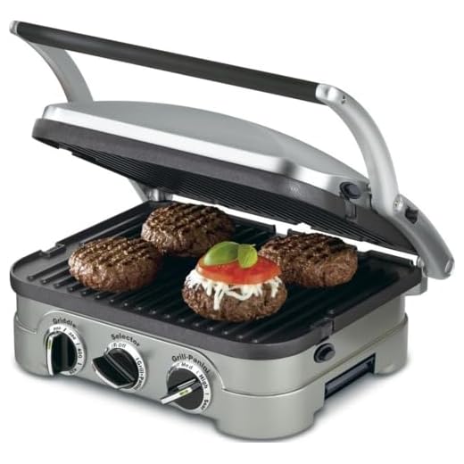 Cuisinart Panini Press, Stainless Steel Griddler