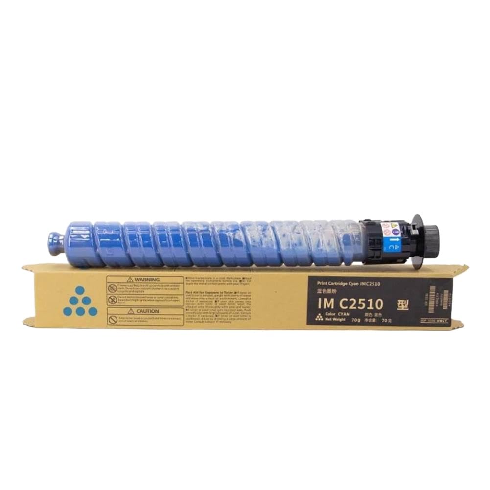 Juego de Cartuchos de tóner compatibles con fotocopiadoras IMC2510 IMC2010 C2510 - Negro 240 g CMY 180 g(C)