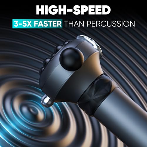 Image of Massager Gun Deep Tissue, Cordless Vibrating Muscle Massage Gun - Handheld Quick Release Massager for Back, Neck and Fascial Binding - Targetred Trigger Point, Max