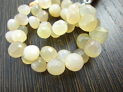 Pierre de lune pêche facettée LKBEADS de qualité supérieure pour la haute joaillerie créative