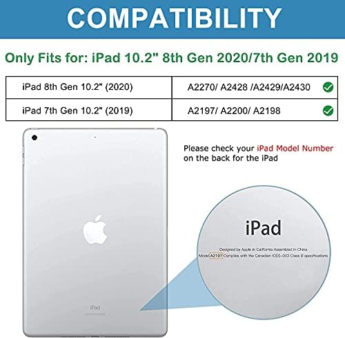 YMXuan Screen Protector for iPad 10.2-inch 9th Generation(2021) / 8th Gen(2020) / 7th Gen (2019),Tempered Glass Screen Film [9H Hardness] [Anti-Fingerprint] [Bubble Free]