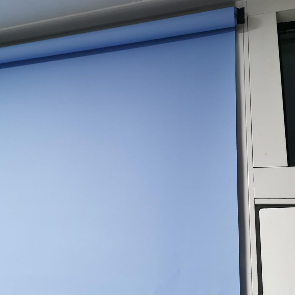 Store à rouleau occultant sans fil, isolation thermique, imperméable, à ressort avec arrêt spontané, autocollant et léger pour chambre à coucher, bureau, véhicule récréatif pour portes coulissantes