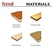 Freud 89-250 3Piece Chamfer Bit Set, Multi, One Size