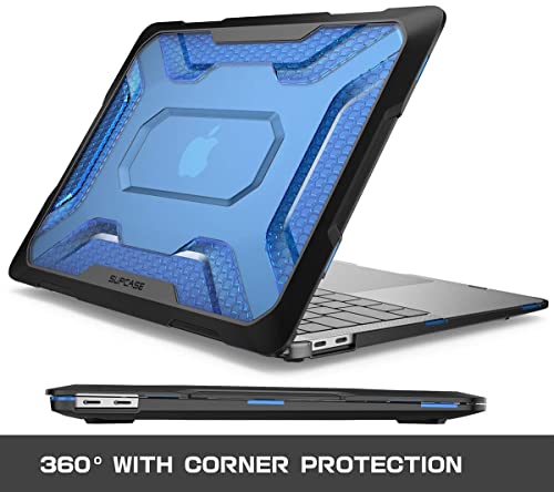 Supcase [Unicorn Beetle Series] Case For New Macbook Air 13 Inch 2018 Release, Slim Rubberized Tpu Bumper Cover For 2018 Macbook Air 13 Inch A1932 With Touch Id And Retina Display (Blue/Frost) #TOP6