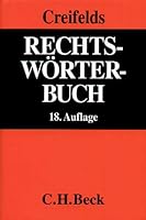 Rechtswörterbuch 3406520308 Book Cover