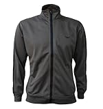 ROCK-IT Apparel Chaqueta de entrenamiento para hombre I Elegante chaqueta de entrenamiento para hombre de estilo retro de primera calidad [S-3XL] con cuello alto y cremallera I verde olive - L