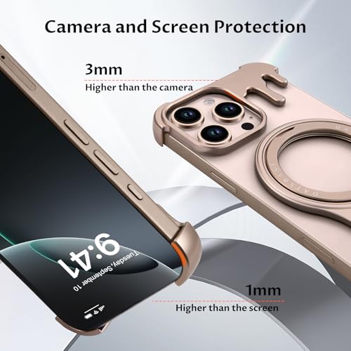 Coque antichoc iPhone 16 Pro Max sans cadre pour éviter la surchauffe
