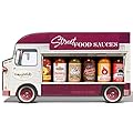 Father's Day Gift - Street Food Sauces Hot Sauce and BBQ Gift Set, Flavors: Diablo Wings Sauce, Louisiana and More, Vegan and Vegetarian, Thoughtfully Gourmet, Set of 6