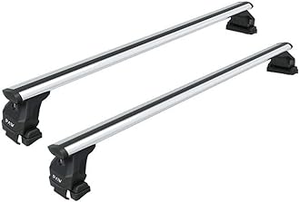 For Toyota Hilux 2005-15 Roof Rack Cross Bars Metal Bracket Normal Roof Alu Silver