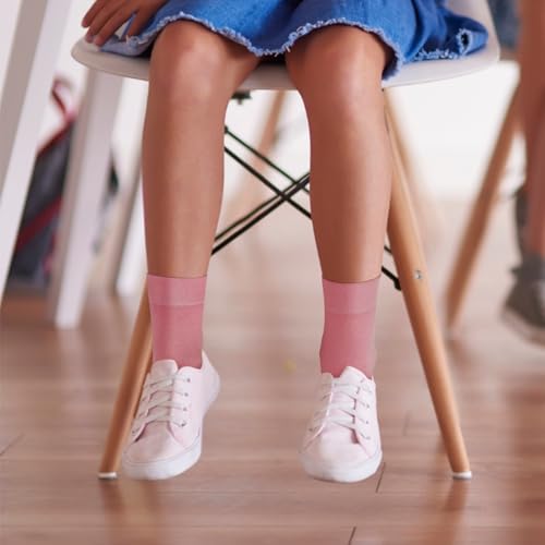 Miniatura 3 de Putuo Calcetines Niña Niño De Bambú: Calcetin Sin Costuras Para Niños Talla 27-30 Viscosa De Bambú Suave Y Transpirable 5-7 Años Colorido 5 Pares