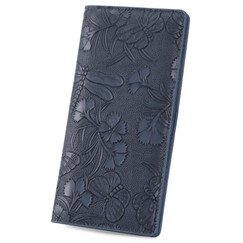FALAN MULE Womens Wallet Ultra Slim Thin RFID Blocking Ladies Bifold Card Holder Vegan Leather with Zipper Coin Pocket