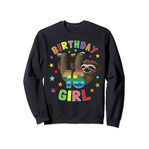 Chica 16 cumpleaños 16 años Regalo de fiesta - Pereza Sudadera