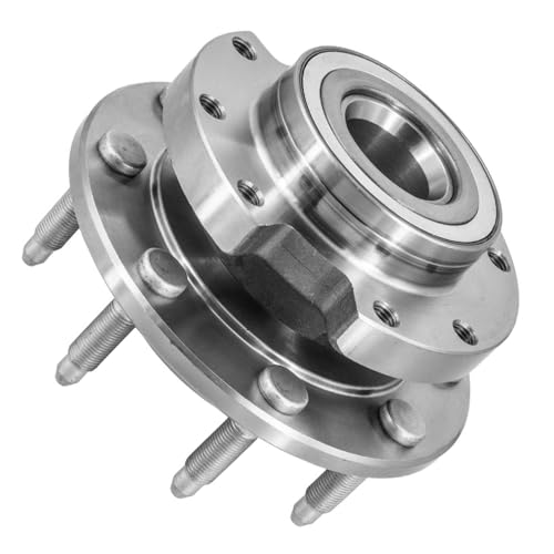 Image of Detroit Axle - Rear Wheel Bearing Hubs for 2003-2004 Chevrolet Silverado 2500 GMC Sierra 2500, 2003-2005 Silverado 2500 HD Sierra 2500 HD, Suburban 2500, Wheel Bearing Hubs Assembly Replacement