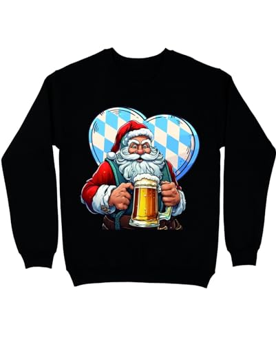 tshirtladen Ugly Christmas Sweatshirt Weihnachtspullover Bayern...