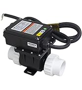 UCEDER Spa Hot Tub Thermostat with Union Nut,Tailpiece and O-Ring Gasket,Adjustable Temperature T...