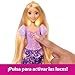 Imagen de Mattel Disney Princesas Rapunzel con Melena mágica Muñeca de Moda con Cabello Que se Ilumina y 4formas más de Brillar