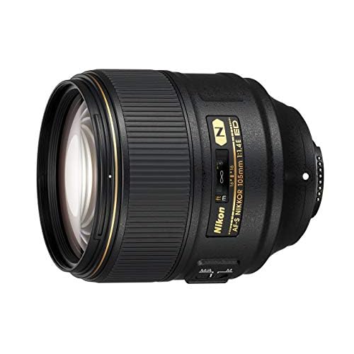 Nikon AF-S FX NIKKOR 105mm f/1.4E ED Lens with Auto Focus for Nikon DSLR Cameras (Renewed)