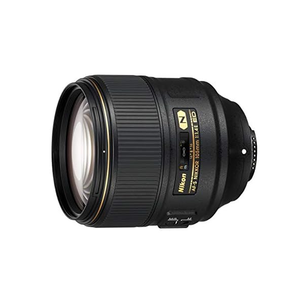 Nikon AF-S FX NIKKOR 105mm f/1.4E ED Lens with Auto Focus for Nikon DSLR Cameras (Renewed)