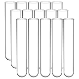 StonyLab Borosilicate Glass Round Bottom Test Tubes, 30mm OD X 165mm Length (Pack of 15)
