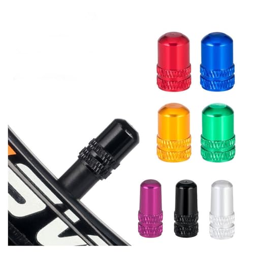 Tapones de válvula para bicicleta 2 piezas, tapón de válvula Presta/Schrader para bicicleta de carretera y montaña, cubierta protectora contra polvo y adaptador de válvula para bicicleta miniatura 3