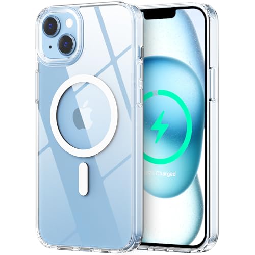 SaiMeun Magnetic for iPhone 15 Case, [Compatible with MagSafe][Not Yellowing][Military-Grade...
