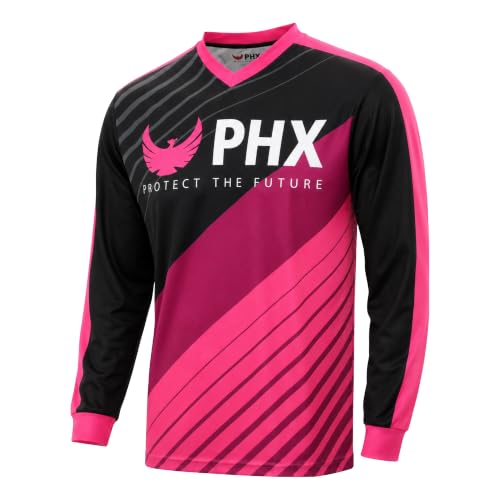 PHX Hydra Youth maillot motocross rose petit