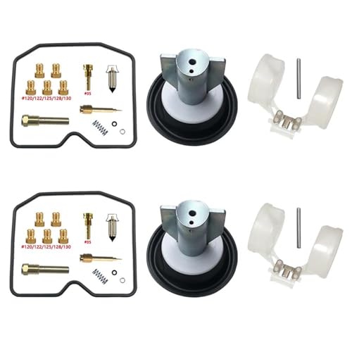 Kit réparation carburateur Kawasaki 454 EN450 joints pointeau Keihin CVK