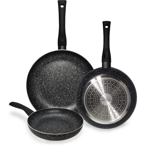 Juegos de Sartenes Antiadherentes Con Revestimiento De Mármol de Máxima Calidad Muy...