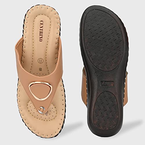 Image of Centrino Women's Thong Comfortable Ortho Care Ladies | Fashion Wear Sandal & Chappal | Soft Cushioned for More Comfort (7902)