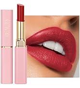 AOJUIGO Lustrous Matte Lipstick for Women,Moisturizing Tinted Lip Balm, Ultra-Rich Color, Lightwe...