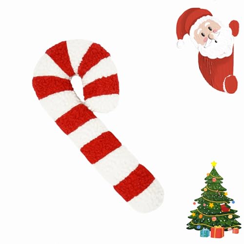 Weihnachts Kissen 21 Weihnachts Zuckerstangen Kissen, Süßes Weihnachts Süßigkeits...