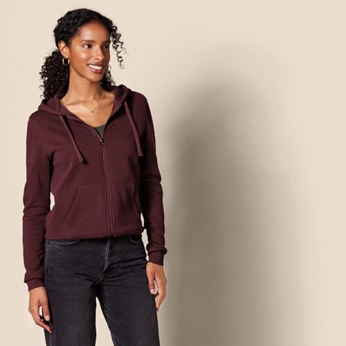 Image of Amazon Essentials Women's Midweight Fleece Full-Zip Hoodie with Drawstring (Available in Plus Size)