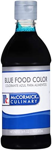 McCormick Culinary Blue Food Coloring, 16 fl oz - One 16 Fluid Ounce Bottle of Blue Food Coloring Liquid to Add Color to Cakes, Cookies, Icings and Fillings
