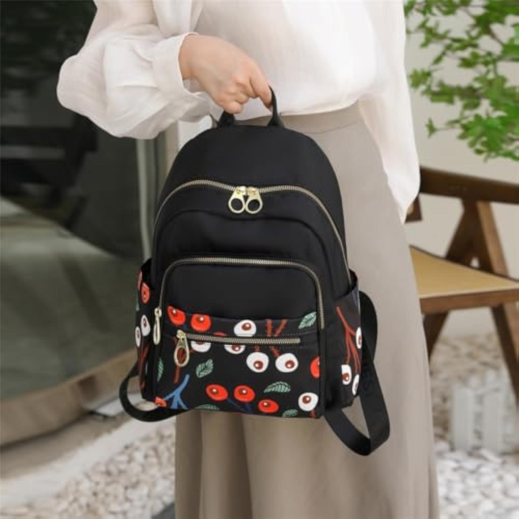 Lightweight Nylon Backpack for Everyday Use