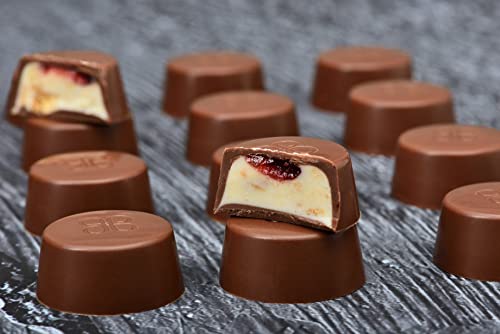 Patchi Ballotin Milk Chocolate Gift Box (0.5lb) Pack of 1 - Great for Holiday Gifting - Signature Truffles Assorted Gourmet Chocolates Box - All Natural Ingredients