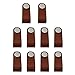 Produktbild Möbelgriff Ledergriff Möbel Braun Knopf Schrankgriff Lederschlaufe Griff Schrankknöpfe Möbelknöpfe, 10er Set