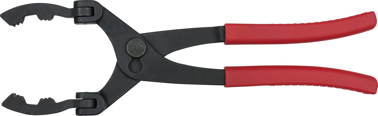 KS Tools 150.3129 Alicate Universal del filtro de combustible con mordaza en angulo