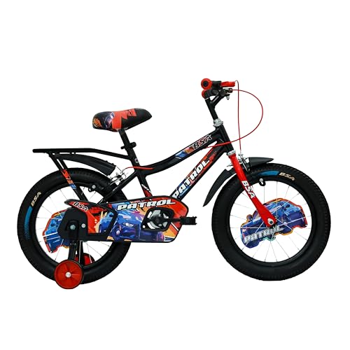 Image of BSA Patrol 20T Kids Bicycle for Boys&Girls,Single Speed,Black Red