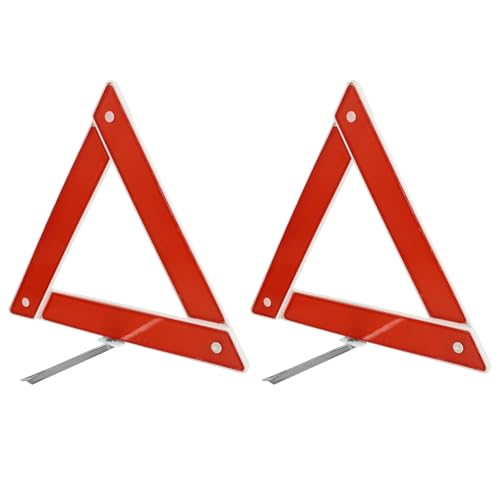 Triángulos de advertencia para auto PRETYZOOM 2 piezas miniatura 1