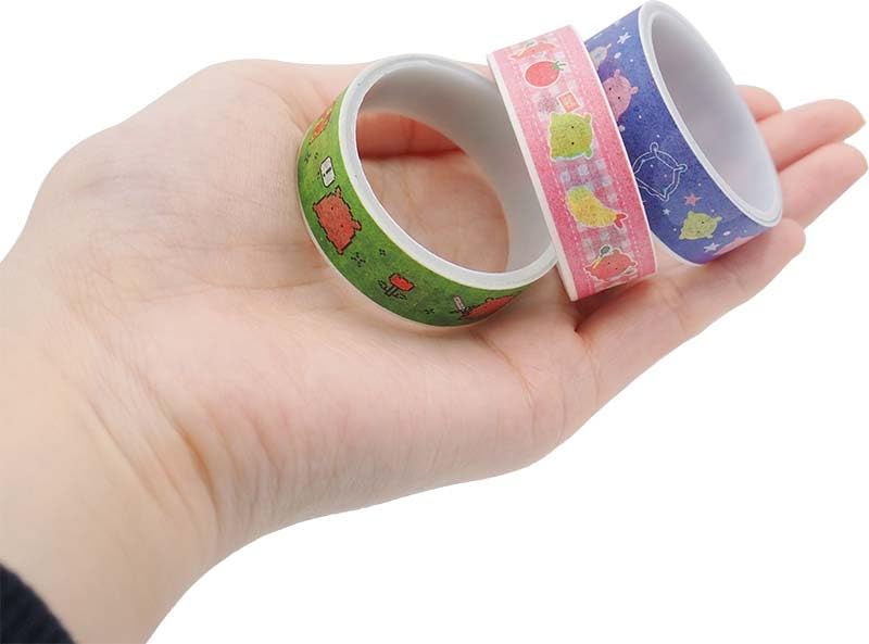 Amazon.co.jp: メンダコちゃん マステ マスキングテープ 8柄 各1個