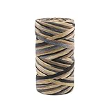 ALLWSLucky Colored 393 Feet Raffia Paper Ribbon, Colorful Packing Paper String Section Dyeing Raffia Ribbon for Gift Wrapping and DIY Decoration (Brown)