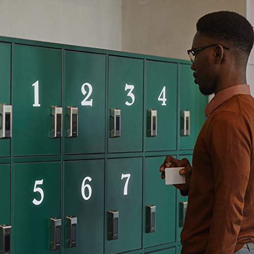 Zonon 60 Pieces Reflective Mailbox Numbers Stickers Vinyl Self Adhesive Numbers Stickers Decals Waterproof Address Numbers 0-9 Stickers For Window Signs Doors Cars House, 2 Inches #TOP6